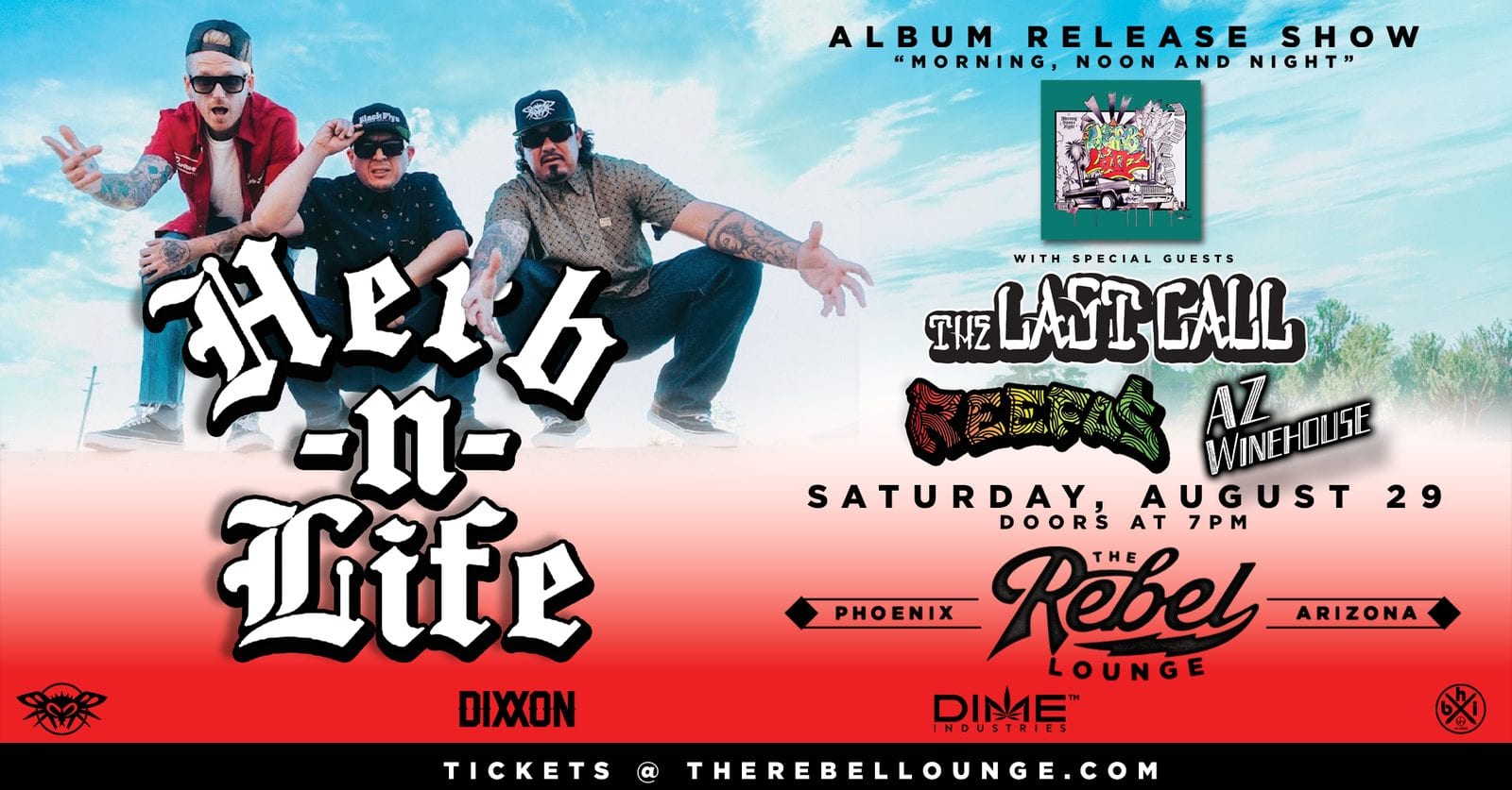 Herb N' Life album release show at The Rebel Lounge
